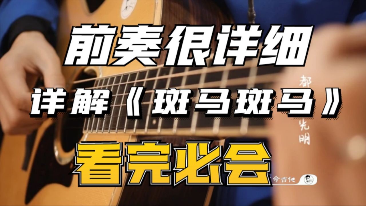 斑马斑马吉他视频-封面