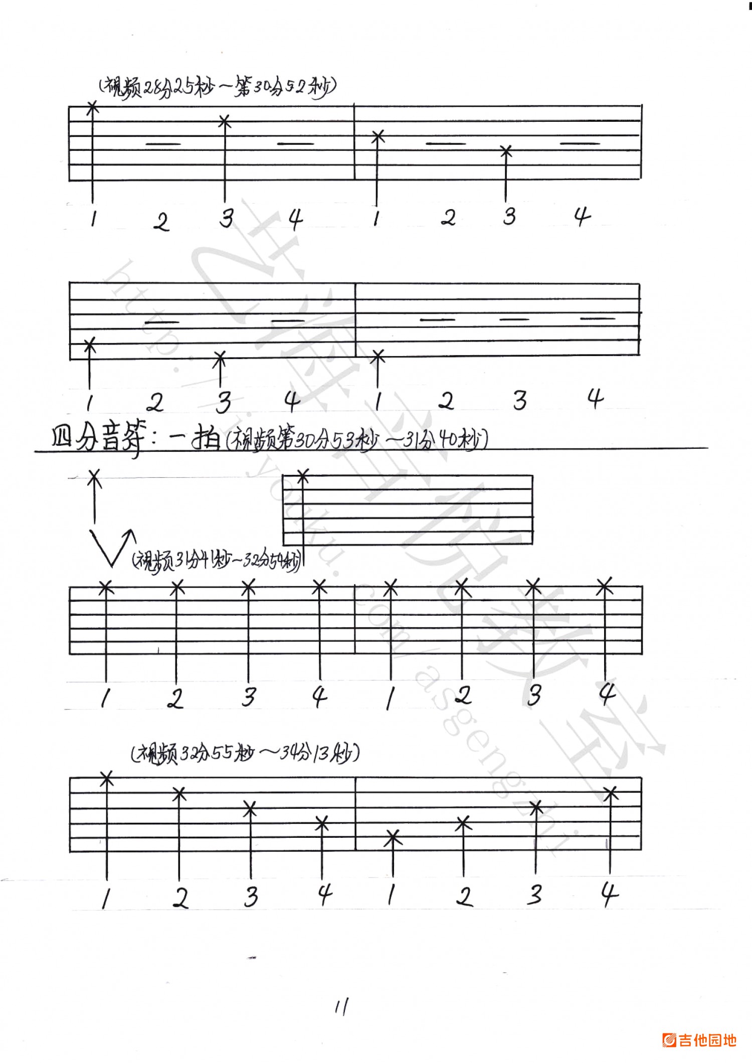 吉他园地吉他谱(耿志吉他)-3