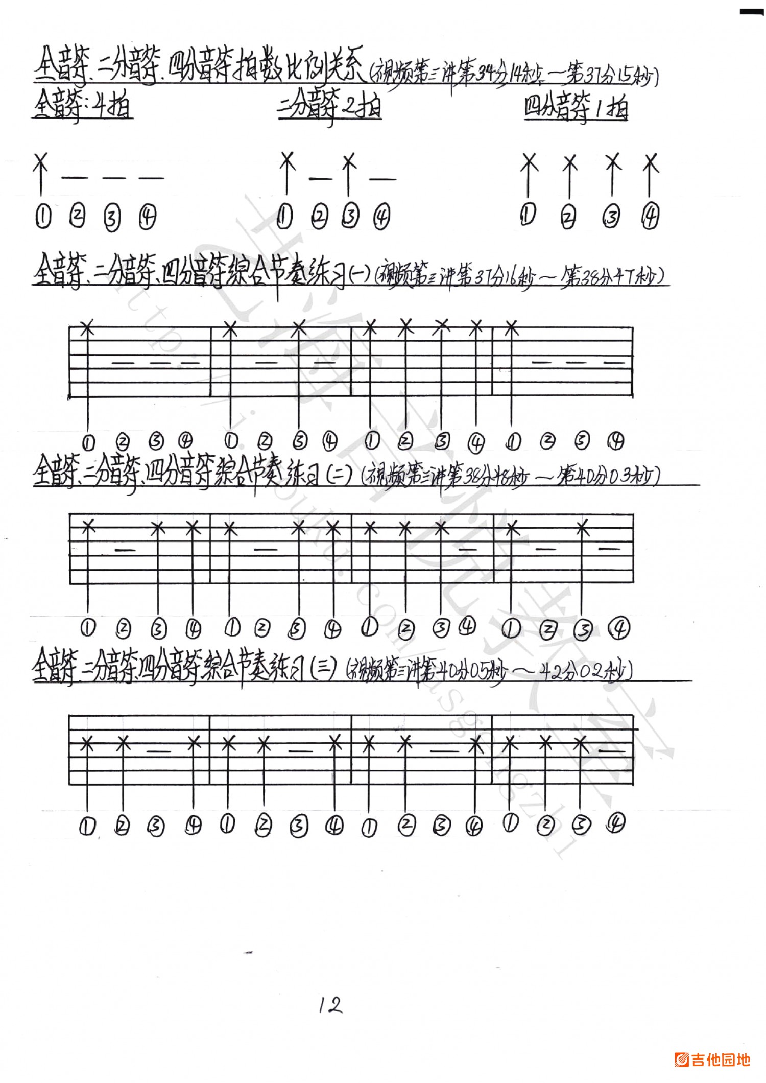 吉他园地吉他谱(耿志吉他)-4